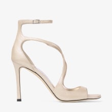 パーティーシューズ JIMMY CHOO AZIA95 SUEDE SANDAL HONY GOLD JIMMY CHOO AZIA95 SUEDE SANDAL HONY GOLD