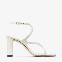 Azie 85|Latte Nappa Leather Sandals| JIMMY CHOO CA