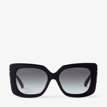 JIMMY CHOO スクエアフレムサンクラス 0JC4016HB 30068G Jimmy Choo JC4004HB L (59 - 16) with Brown lenses and Gold