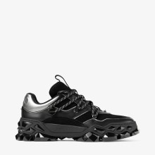 Diamond X II/F | Black Leather Trainers | JIMMY CHOO