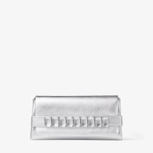 気品【Jimmy Choo】メタリックレザー ミュール JIMMY CHOO Val70 メタリックスネークプリントレザーミュール