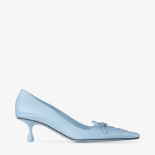 JIMMY CHOO エリフス クリッタ ショルタハック 【関税込】 スタズ スリングバック 70 | ダスティブルーレザー・パンプス