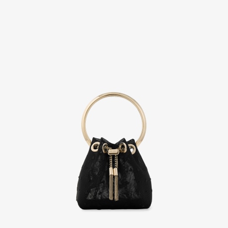 清らか【Jimmy Choo】マイクロ ボンボン 総パール付きミニバッグ 清らか【Jimmy Choo】マイクロ ボンボン 総パール付きミニバッグ