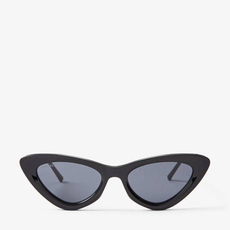 JIMMY CHOO アティキャットアイフレムサンクラス ADDYS 807IR NEW JIMMY CHOO ADDY/S 0807 IR Black/Grey Authentic Women