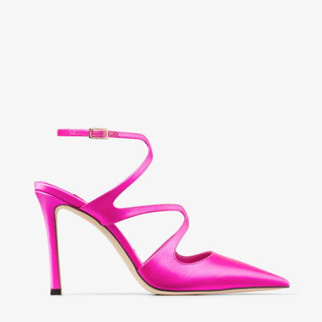 セール★Jimmy Choo★AZIA PUMP AZIA 95 | Gold Liquid Metal Leather Sandals | Winter 2022