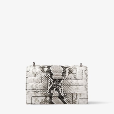 バッグ・カバンその他 JIMMY CHOO Bohemia Roccia Snake Print Mini Bag Bohemia | Roccia/Dark Silver Snake Print Mini Bag | JIMMY CHOO