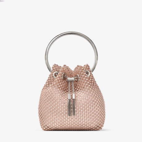 JIMMY CHOO☆ アメル 50 マカロン サテン クリスタル Amel 50 | Macaron/Crystal Crystal Mesh Pumps | JIMMY CHOO