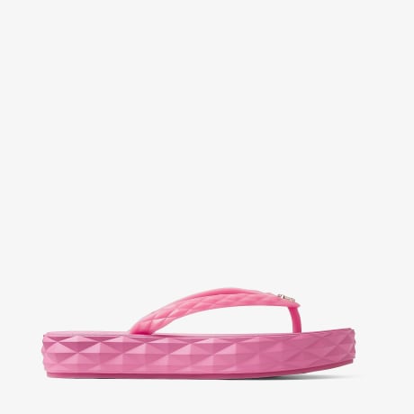 新品　Jimmy Choo サンダル DIAMOND FLIP FLOP ピンク Candy Pink Rubber Flip-Flops | DIAMOND FLIP FLOP | Summer