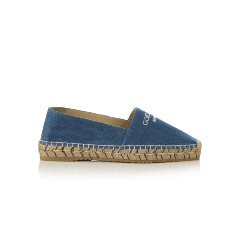 セール★Jimmy Choo★DRU FLAT Dru | Denim Flats | New Collection| JIMMY CHOO