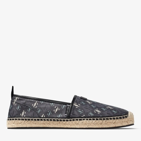 EGON | Smoke JC Monogram Leather Espadrilles | Summer