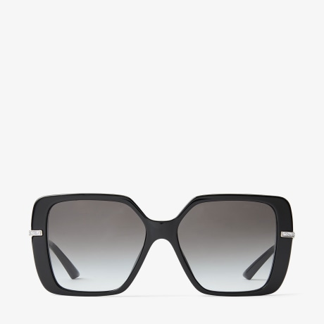 Pati | Black Square Sunglasses | JIMMY CHOO
