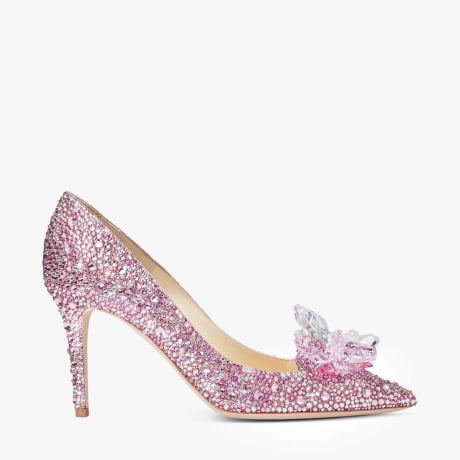 スリッポン JIMMY CHOO ALINA COARSE GLITTER BLUSH Jimmy Choo Alina Coarse Glitter Fabric Pointed Toe Flats | eBay