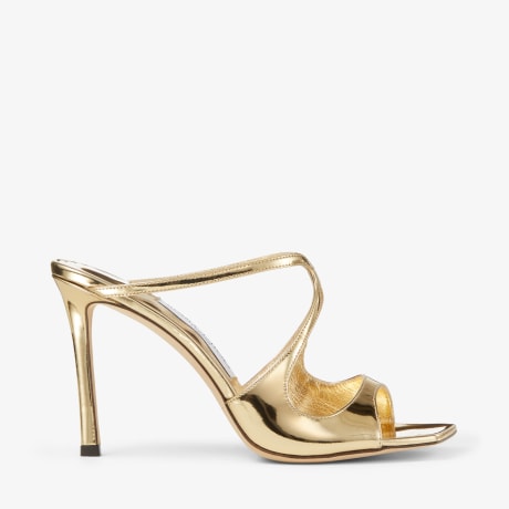 素敵でユニークな Metal Liquid Gold Leather 2021 Winter | 95 ANISE | Mules 靴