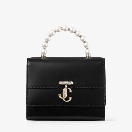 Jimmy Choo Leather MADELINE Top Handle Bag with Removable