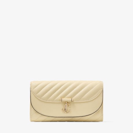 Wallet QUILTING shoulder ポーチ付き／White AVNCURVEWALLETCHNHBU_122045_FR