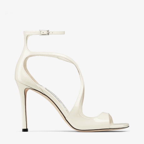Latte Patent Leather Sandals | AZIA 95 | Spring/Summer 2023