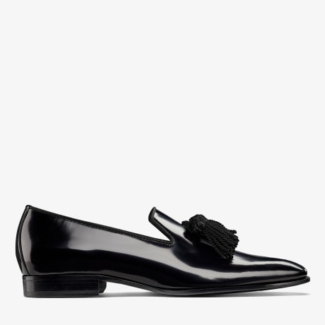 Jimmy Choo London Womens Black Suede Rhinestone Peep Toe