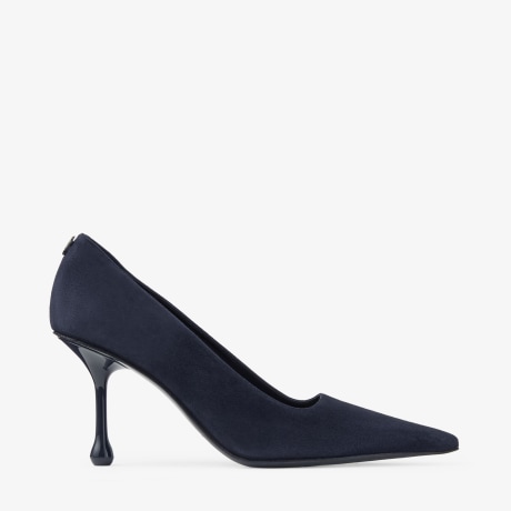 Ixia 80 | Marine Suede Pumps | JIMMY CHOO