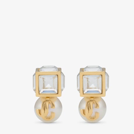 Jimmy Choo JC Pearl Cube Studs