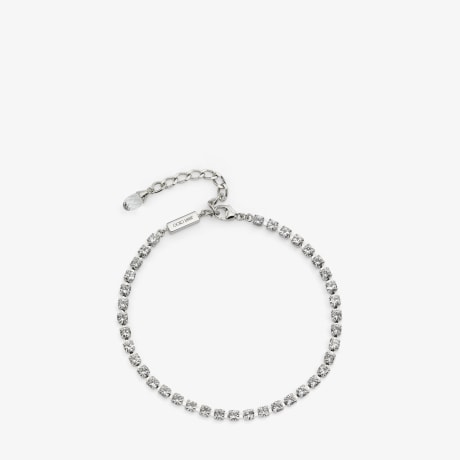 JIMMY CHOO Pearl Crystal Anklet パール X スター X JCロゴ付き JIMMY CHOO Pearl Crystal Anklet パール X スター X JCロゴ付き