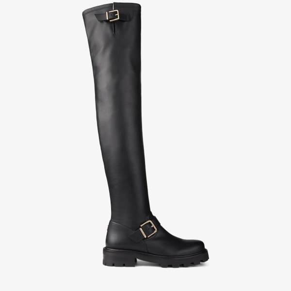 Jimmy Choo Biker II Over The Knee Flat