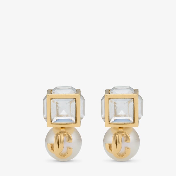 Jimmy Choo JC Pearl Cube Studs