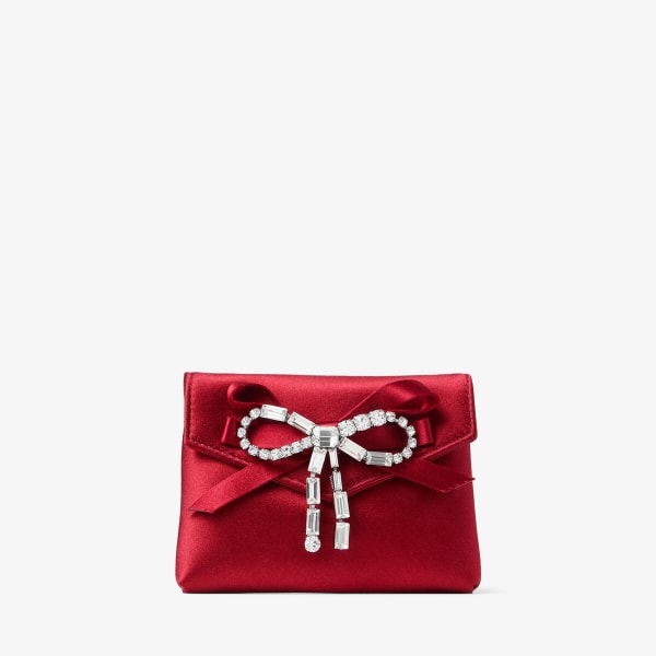 Jimmy Choo Soft Card Holder With Chain