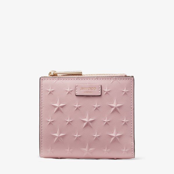Hanni | Rose/ライトゴールド エンボス加工レザー・スモール