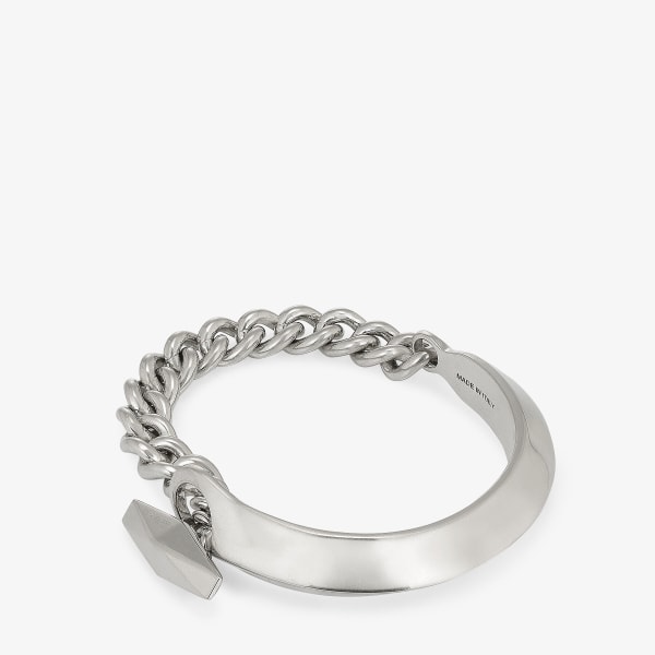Jimmy Choo ダイヤモンド カフ チェーン ブレスレット