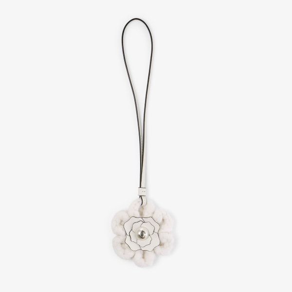 Jimmy Choo Knitted Flower Charm