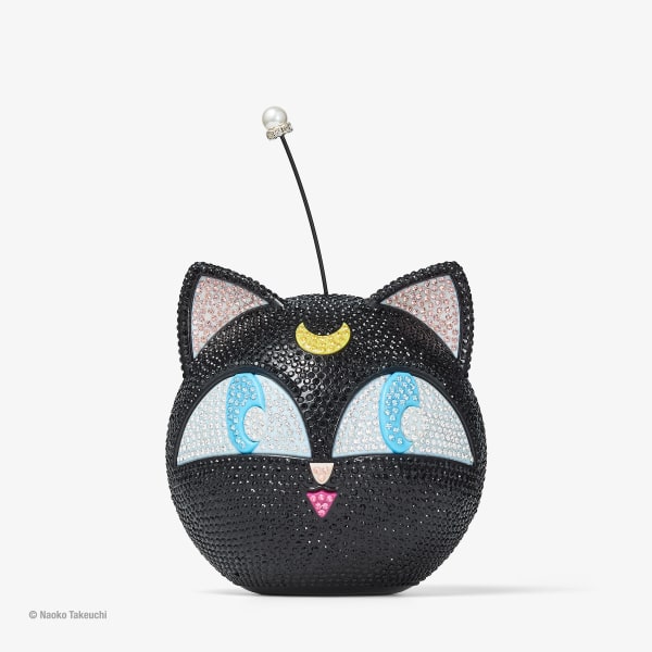 Jimmy Choo Crystal Luna-P Ball Minaudiere Clutch