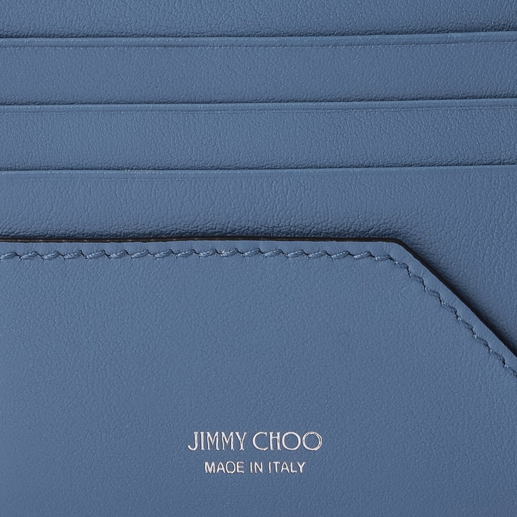 Albany | Deep Denim エンボス レザー・ウォレット | 新作