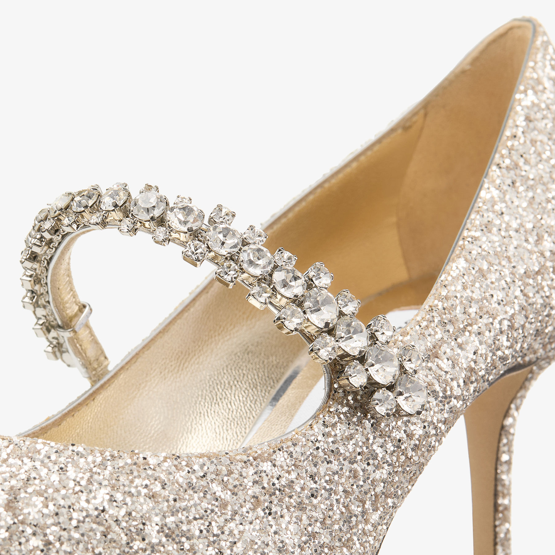 ビング パンプス 65 | サンド グリッターファブリック・パンプス