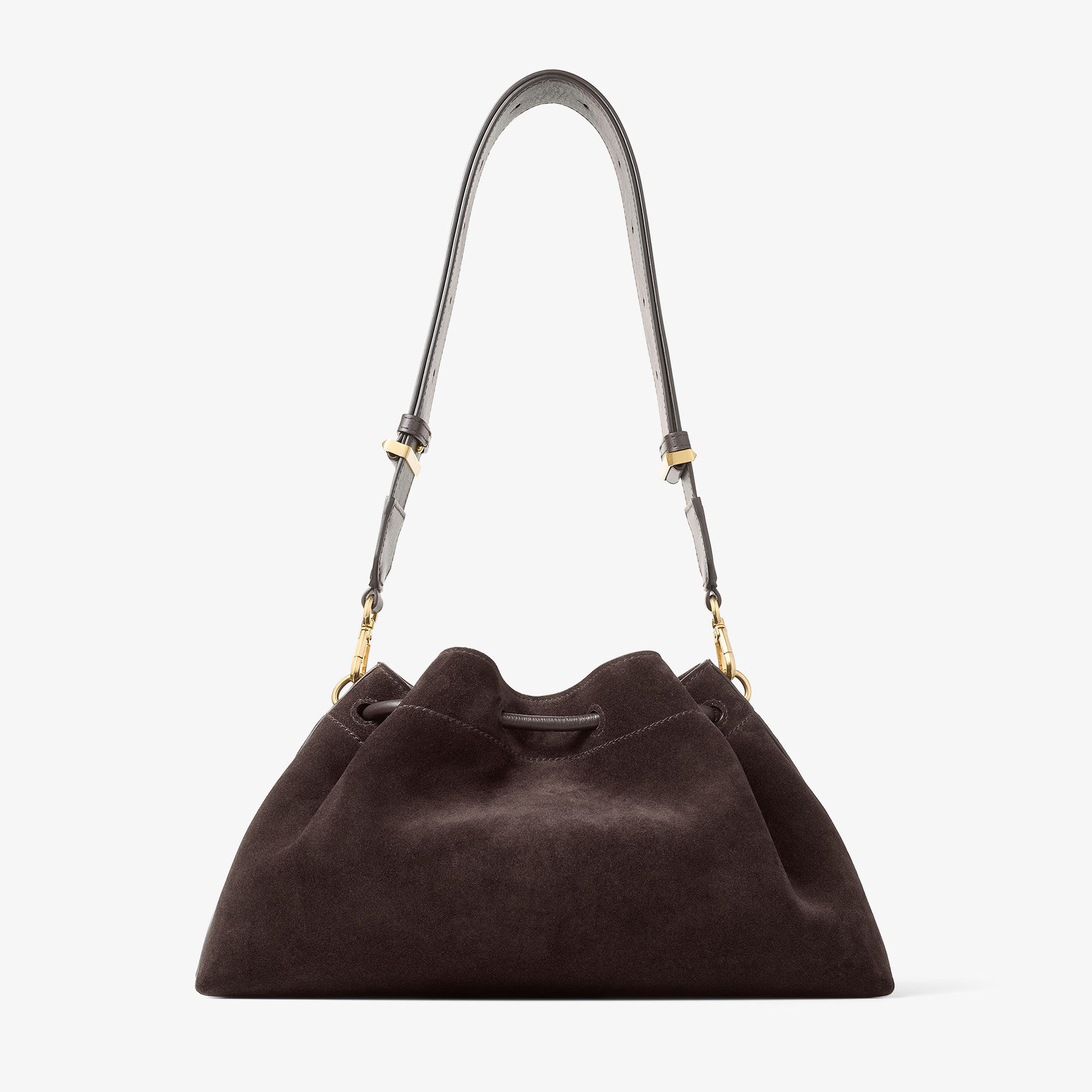 【♡♡♡】JIMMY CHOO ショルダーバッグ 黒 スエード スタッズ JIMMY CHOO ジミーチュウ スタッズ ショルダーバッグ 黒