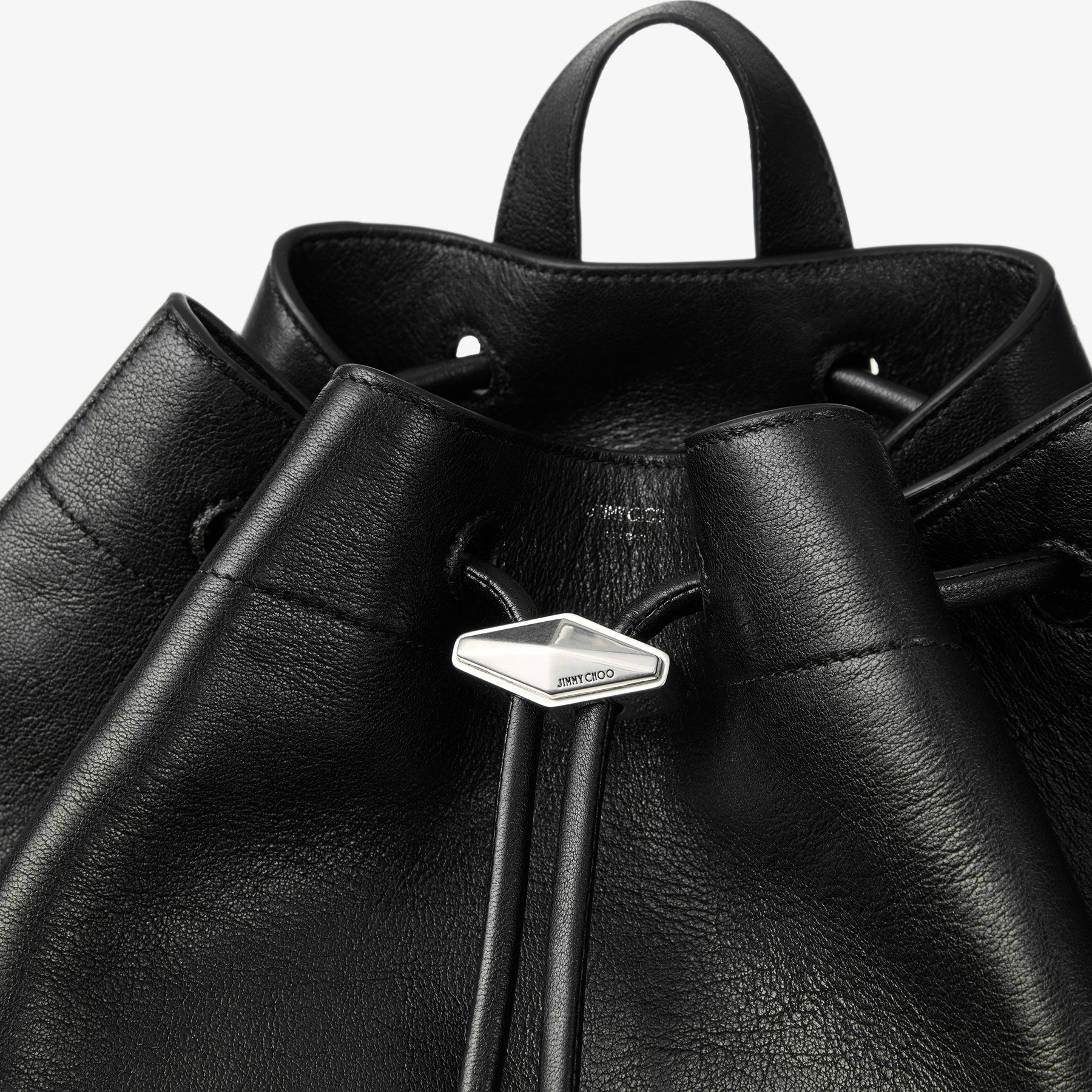 シンチ バックパック M | ブラック バイカーレザー・バックパック