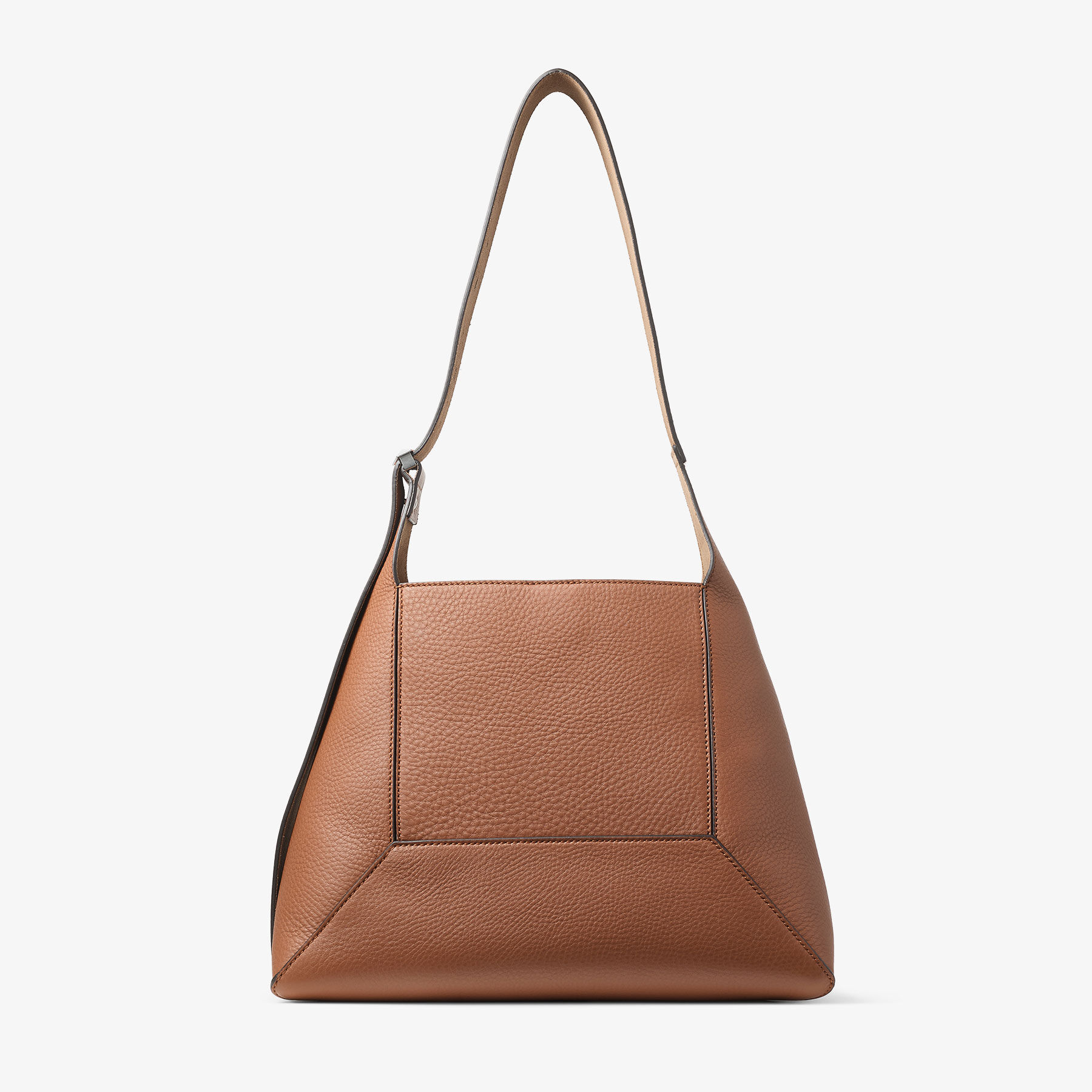 ダイヤモンド ホーボー M-M |タン レザー・ショルダーバッグ | JIMMY CHOO