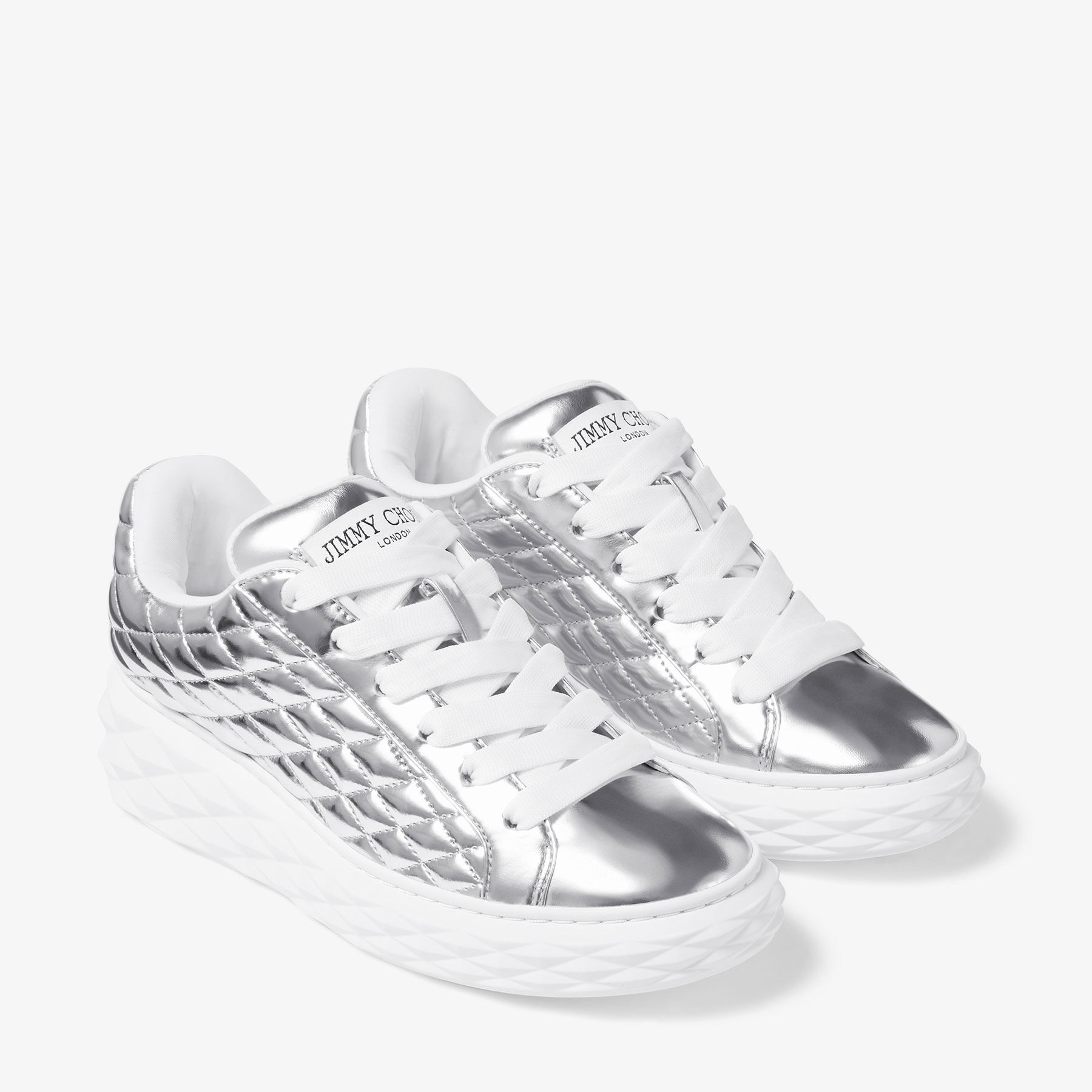 ダイヤモンド マキシ / F |シルバー ダイヤモンド キルティング