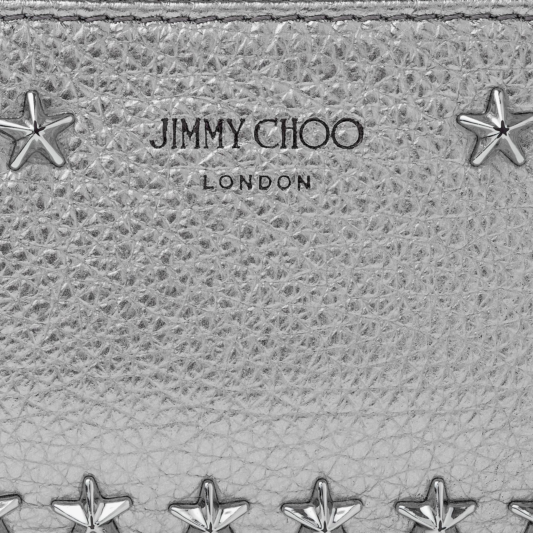高級感高級感新品JimmyChoo NANCY UUR GUNMETALDARKSILVER キーケース
