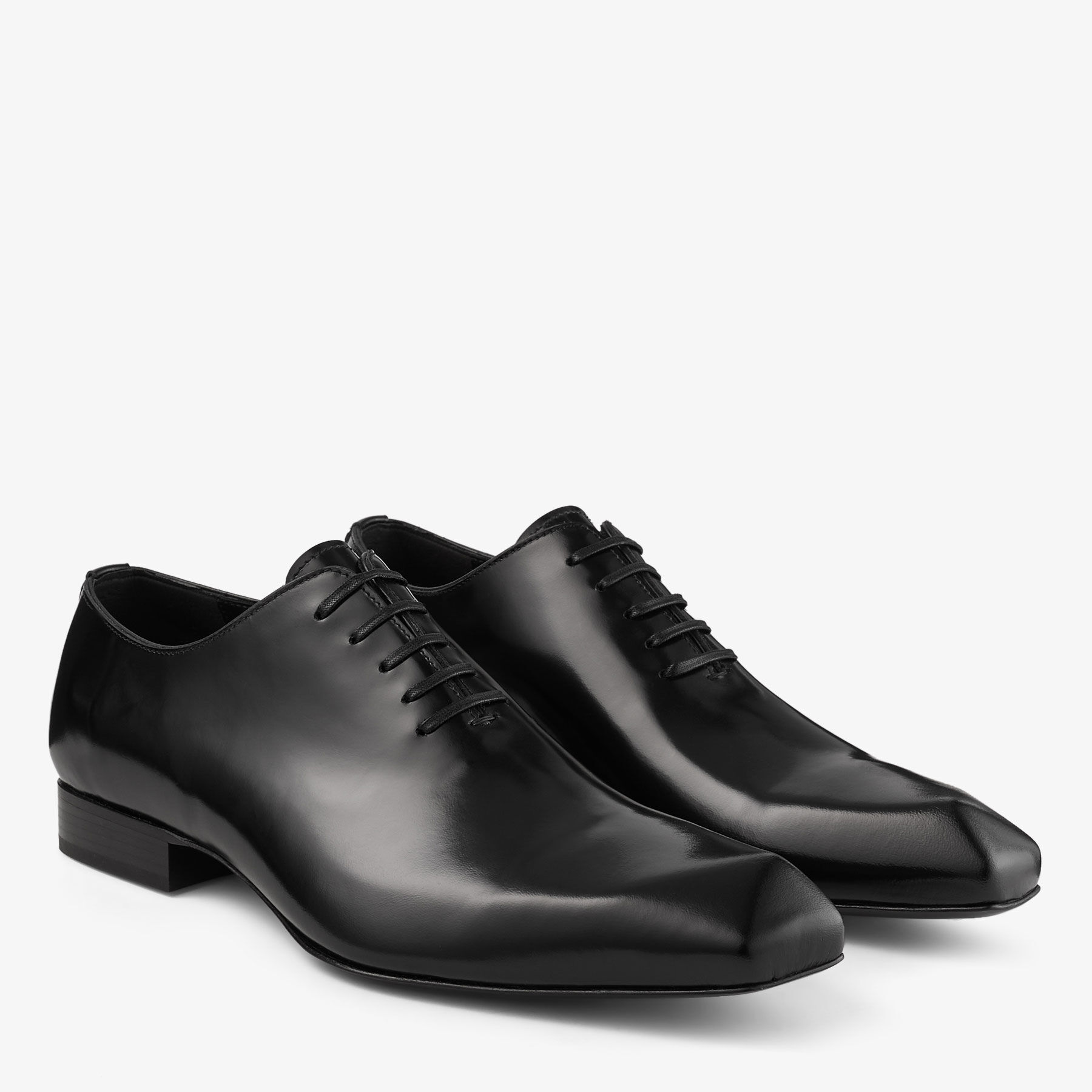 プリズム レースアップ | コーヒー リザードプリントレザー