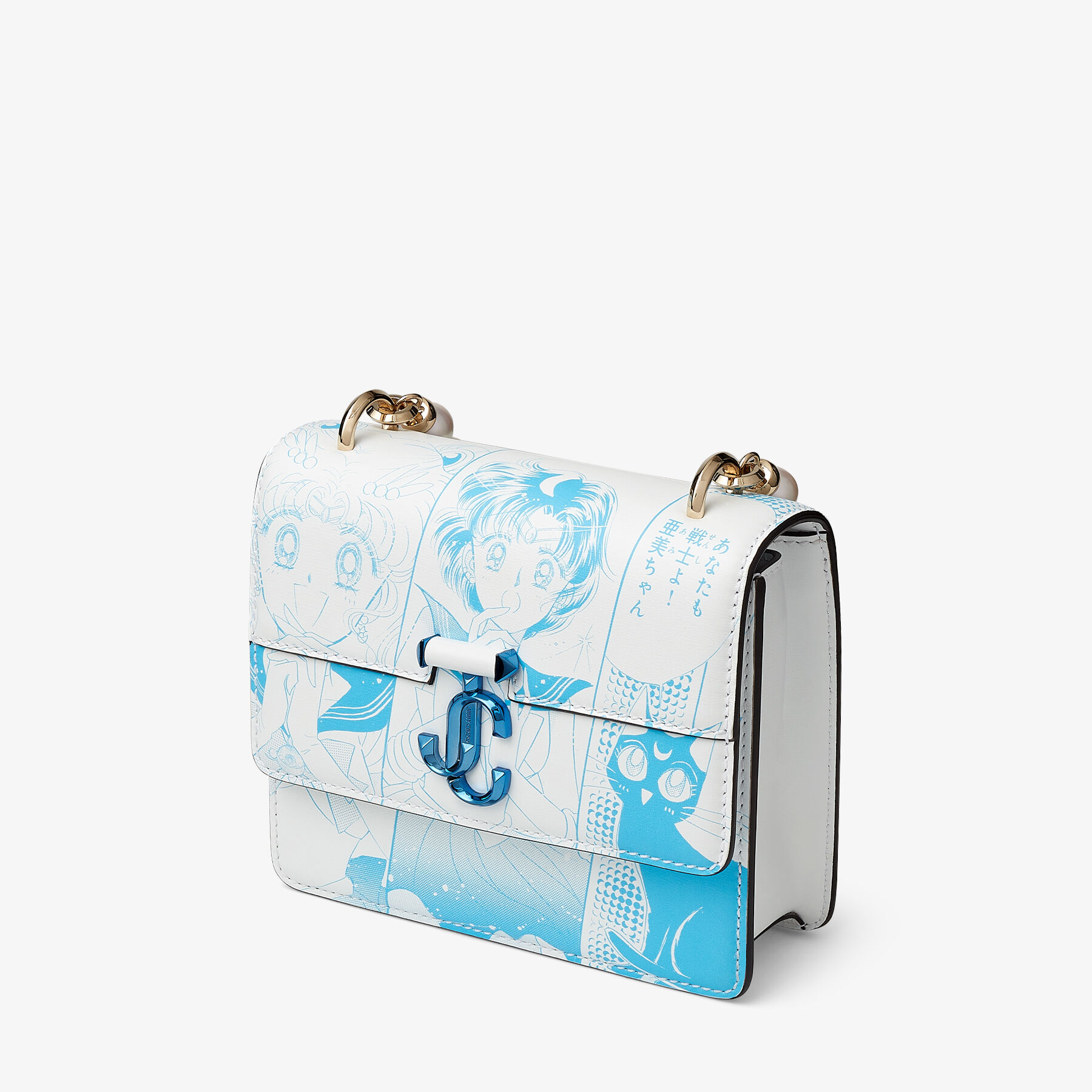 新品　Jimmy choo セーラームーン　パールショルダーバッグ　マーキュリー