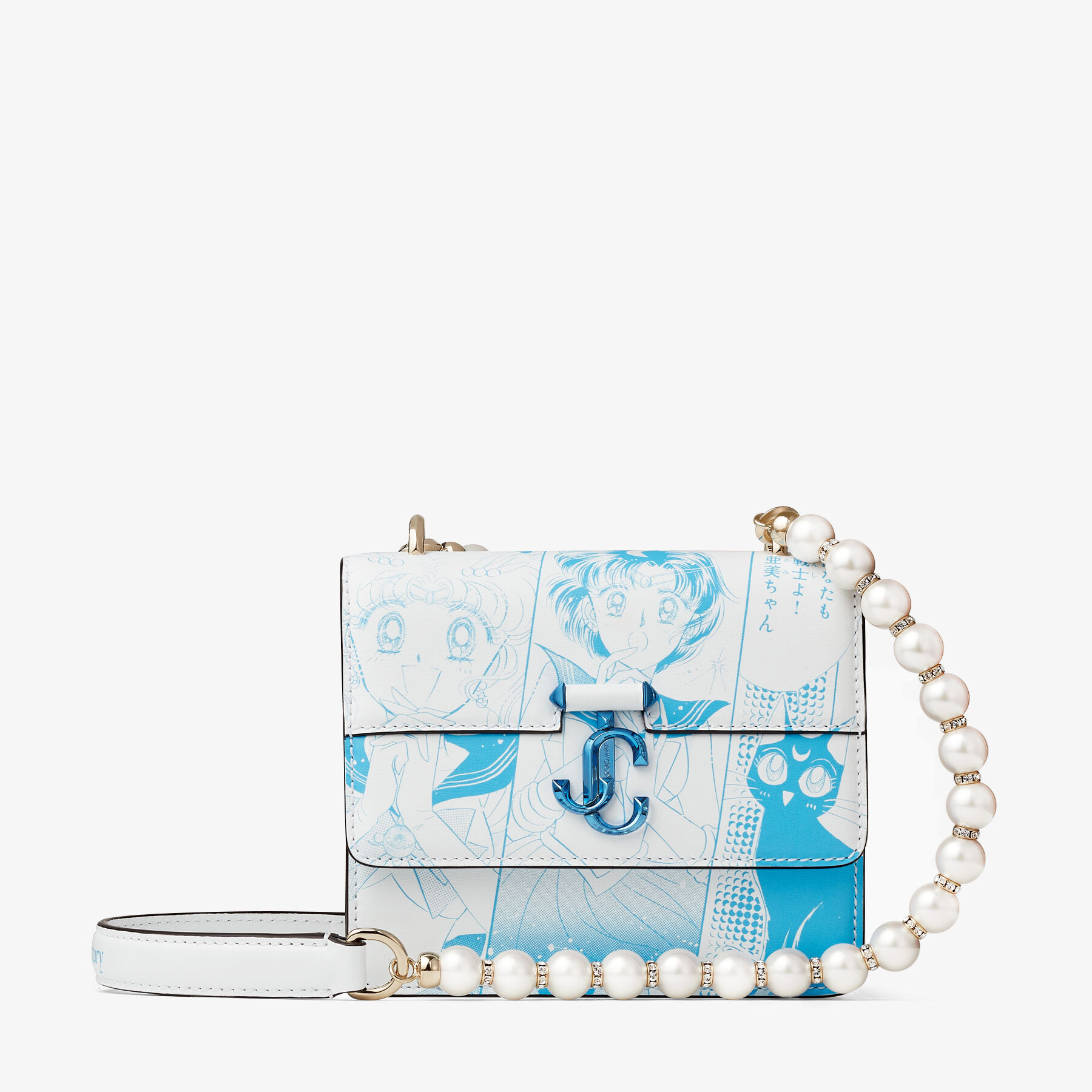 新品　Jimmy choo セーラームーン　パールショルダーバッグ　マーキュリー