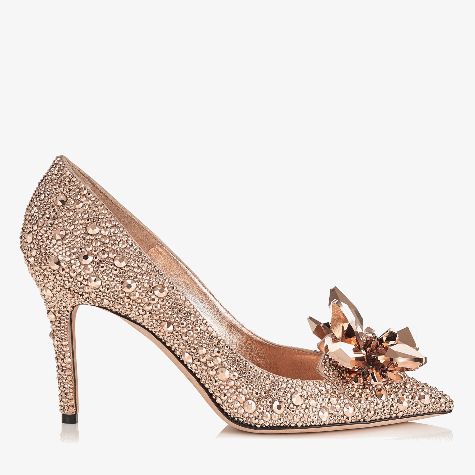 rose high heels