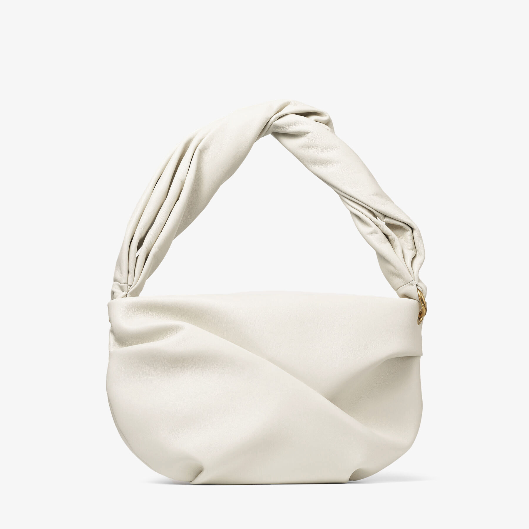 BONNY SHOULDER | Latte Nappa Leather Shoulder Bag | Spring