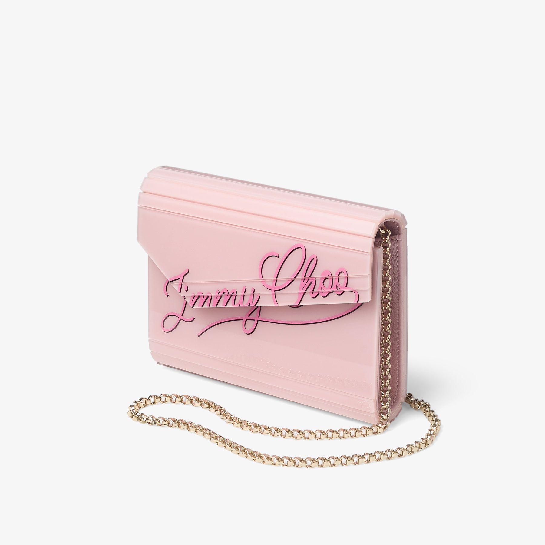 JIMMY CHOO RAINA POUCH CANDY FLOSS