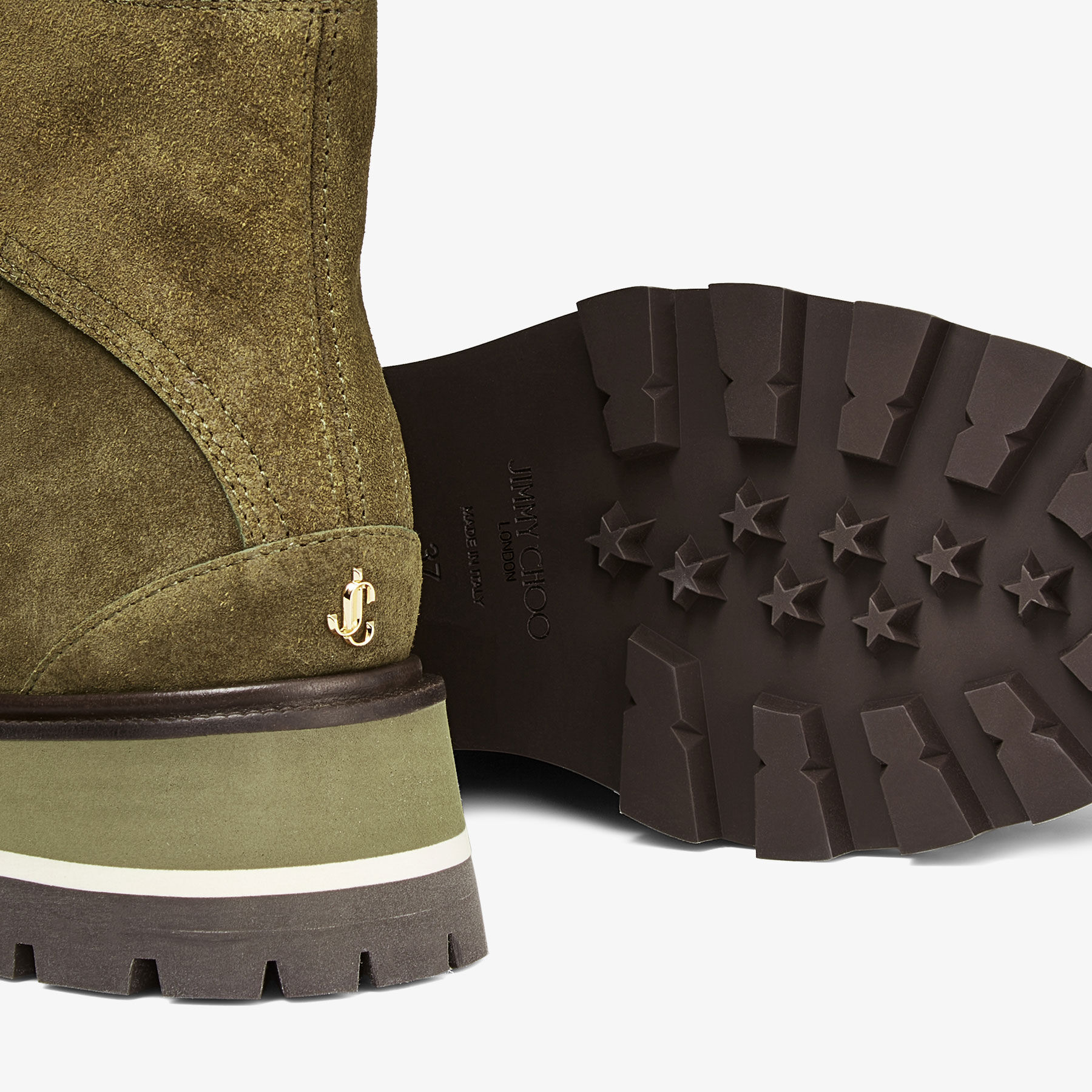 ショートブーツ・ブーティ JIMMY CHOO MELIA FLAT CROSTA SUEDE BOOTS JIMMY CHOO MELIA FLAT CROSTA SUEDE BOOTS (Jimmy Choo