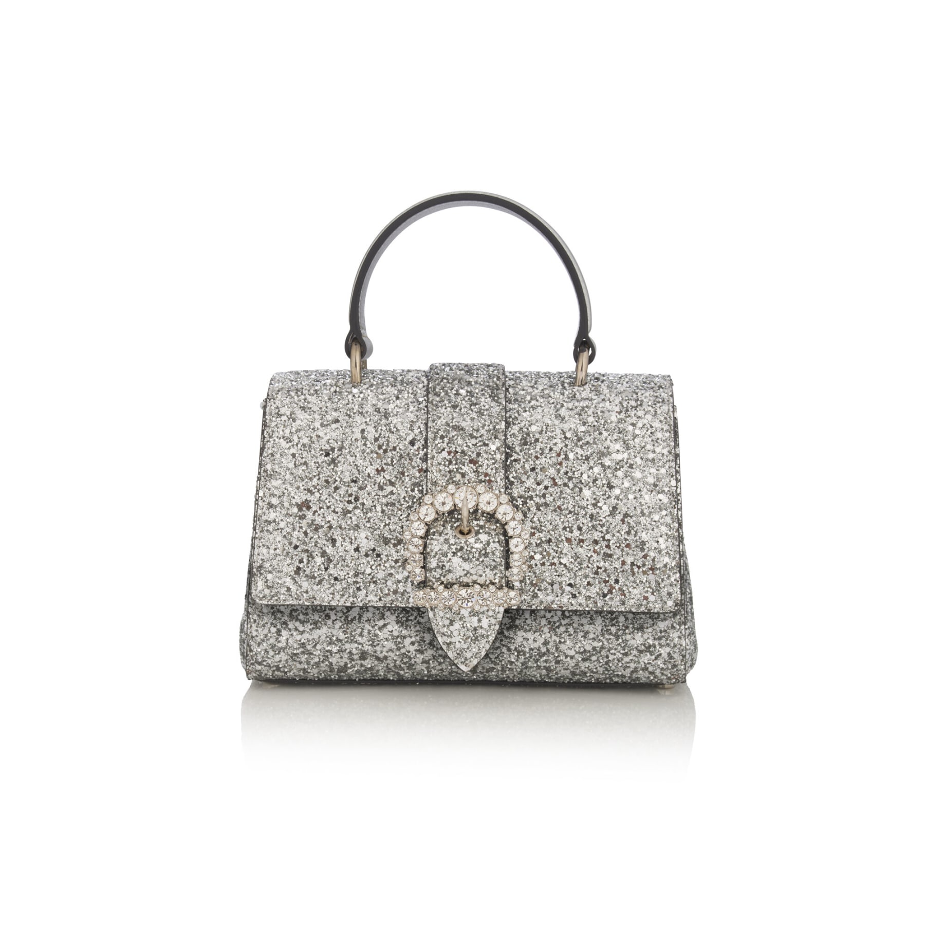 JIMMY CHOO ジミーチュウ マデリンクリスタルバックル 2WAY