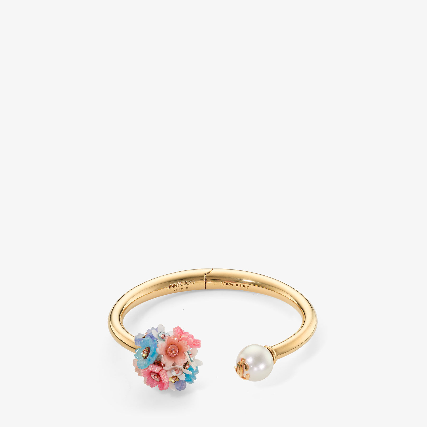 Daisy Pearl Necklace & Bracelet Set – Dainty Flower Gold Jewelry For Women, Handmade Gift - View #3