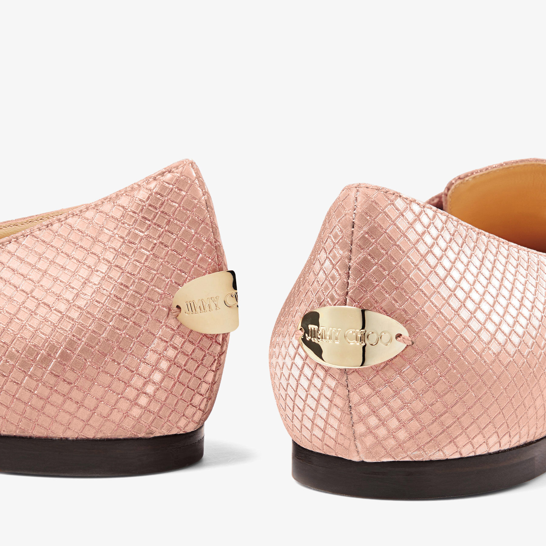 GALA | Ballet Pink Diamond Glitter Fabric Flats | Summer