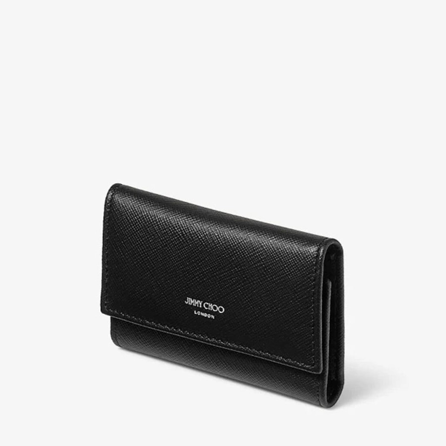 Howick | Black Textured Leather Key Case | New Collection | JIMMY CHOO NZ