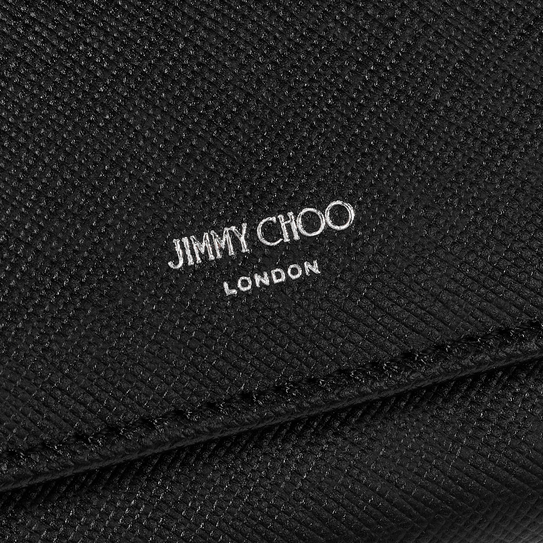Howick | Black Textured Leather Key Case | New Collection | JIMMY CHOO NZ